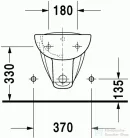 Duravit D-Code fali bidé 22571500002 ( 225715 )