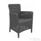 Curver Trenton műrattan kerti fotel grafit 226453