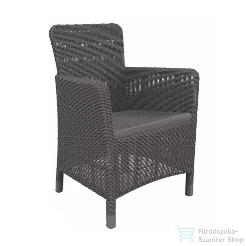 Curver Trenton műrattan kerti fotel grafit 226453