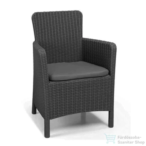 Curver Trenton műrattan kerti fotel grafit 226453