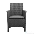 Curver Trenton műrattan kerti fotel grafit 226453