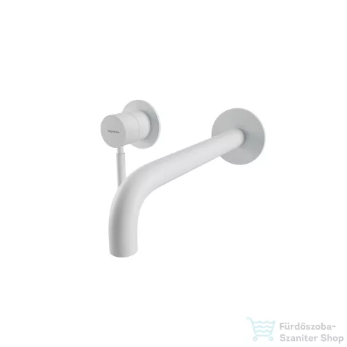 Bugnatese KOBUK falsík alatti mosdó csaptelep 22 cm-es kifolyóval,leeresztő nélkül,Matt fehér 2265BI