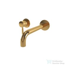   Bugnatese KOBUK falsík alatti mosdó csaptelep 22 cm-es kifolyóval,click-clack leeresztővel,Arany 2265SCDO