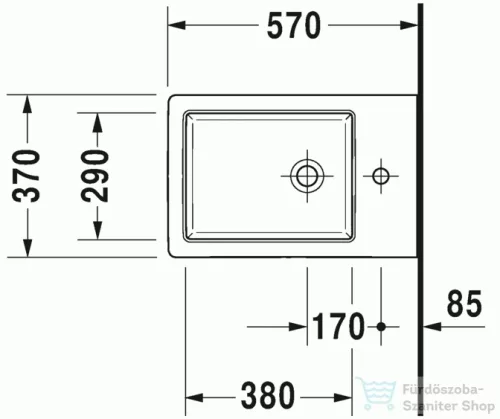 Duravit Vero Air fali bide 2274150000 ( 227415 )