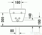 Duravit Vero Air fali bide 2274150000 ( 227415 )