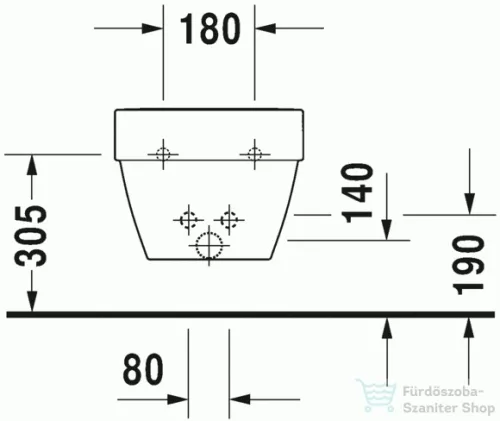 Duravit Vero Air fali bide 2274150000 ( 227415 )