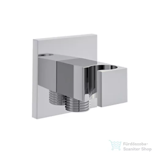 RamonSoler HYDROTHERAPY szögletes gégecső csatlakozós zuhanytartó, króm 227499