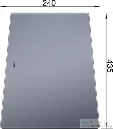 Blanco edzett üveg vágólap 227697