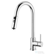   Bugnatese  Kobuk kihúzható zuhanyfejes mosogató magas króm színben 2279