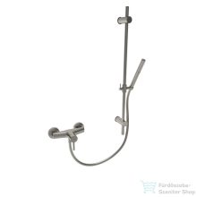   Bugnatese KOBUK zuhany csaptelep rudas zuhanyszettel,szálcsiszolt nikkel 2280NS