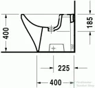 Duravit Durastyle álló bidé, 57x37 cm 2284100000 ( 228410 )