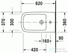 Duravit Durastyle fali bidé, 62x37 cm 2286150000 ( 228615 )