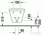 Duravit Durastyle fali bidé, 62x37 cm 2286150000 ( 228615 )