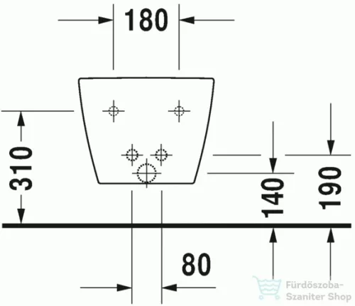 Duravit ME by Starck fali bide 2288150000 ( 228815 )