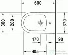 Duravit ME by Starck álló bide 2289100000 ( 228910 )