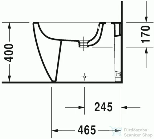 Duravit ME by Starck álló bide 2289100000 ( 228910 )