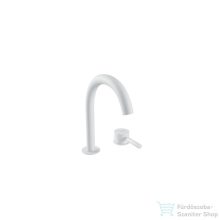   Bugnatese KOBUK 2 üléses mosdó csaptelep, leeresztő nélkül, matt fehér 2289BI