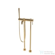   Bugnatese KOBUK szabadon álló kádtöltő csaptelep kézizuhannyal,sárgaréz 2290PON