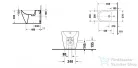 Duravit D-NEO álló bidé Wondergliss bevonattal, 22941000001