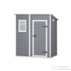   Curver Manor pet műanyag szerszámos ház szürke/fehér 230394