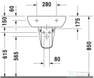 Duravit D-Code 55x43 cm-es mosdó 23105500002 ( 231055 )