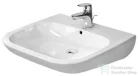 Duravit D-CODE 60x55,5 cm-es csiszolt mosdó mozgássérülteknek,fehér 23126000002