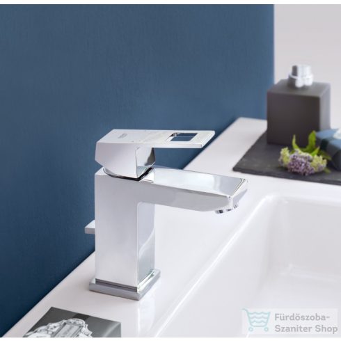 Grohe EUROCUBE mosdó csaptelep, automata leeresztővel, króm 2312700E