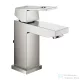 Grohe EUROCUBE mosdó csaptelep automata leeresztővel,Supersteel 23127DC0