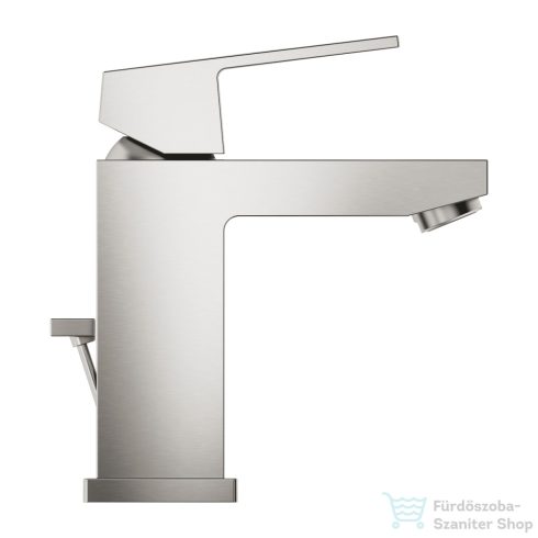 Grohe EUROCUBE mosdó csaptelep automata leeresztővel,Supersteel 23127DC0