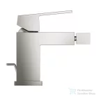 Grohe Eurocube S egykaros bidécsaptelep automata leeresztővel,Supersteel 23138DC0