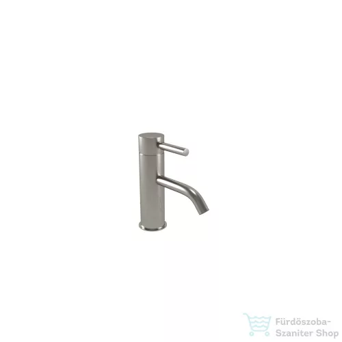 Bugnatese KOBUK FIX mosdó csaptelep, 12,5 cm-es kifolyóval, automata leeresztővel, szálcsiszolt nikkel 2313NS