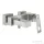 Grohe Eurocube egykaros kádtöltő csaptelep zuhanyszett nélkül,Supersteel 23140DC0