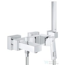   Grohe EUROCUBE egykaros kádcsaptelep, 1/2? zuhanyszettel, króm 23141000