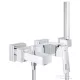 Grohe EUROCUBE egykaros kádcsaptelep, 1/2? zuhanyszettel, króm 23141000