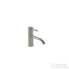   Bugnatese KOBUK FIX mosdó csaptelep, 15,5 cm-es kifolyóval, automata leeresztővel, szálcsiszolt nikkel 2314NS