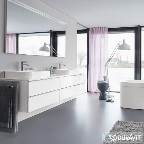 Duravit Happy D.2 60x46 cm ráültethető mosdó csiszolt, csaplyuk nélkül 2315600060 ( 231560 )