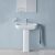 Duravit Happy D.2 60x47,5 cm mosdó Wondergliss bevonattal,23166000001