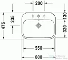 Duravit Happy D.2 60x47,5 cm mosdó 2316600000 ( 231660 )