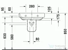 Duravit Happy D.2 60x47,5 cm mosdó 2316600000 ( 231660 )