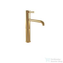   Bugnatese KOBUK FIX magasított mosdó csaptelep click-clack leeresztővel,szálcsiszolt arany 2317SCOS