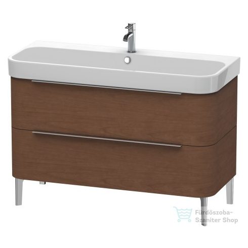 Duravit HAPPY D.2 120x50,5 cm-es bútorral aláépíthető mosdó Wondergliss bevonattal,23181200001