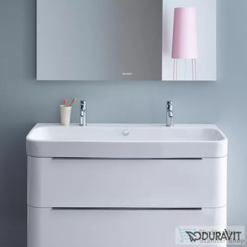 Duravit Happy D.2 120x50,5 cm bútorral aláépíthető mosdó két csaplyukkal 2318120024 ( 231812 )