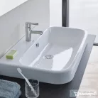 Duravit HAPPY D.2 120x50,5 cm-es bútorral aláépíthető csiszolt mosdó,2318120027