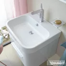 Duravit HAPPY D.2 60x50,5 cm bútorral aláépíthető csiszolt mosdó,2318600027
