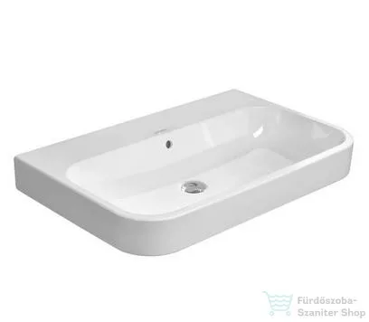 Duravit Happy D.2 80x50,5 cm bútorral aláépíthető mosdó csiszolt csaplyuk nélküll 2318800028 ( 231880 )
