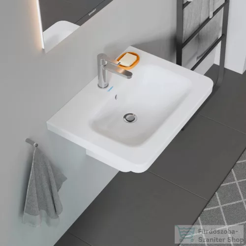 Duravit DURASTYLE 65x48 cm-es falra szerelhető mosdó, fehér 2320650000