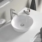 Duravit CAPE COD 400x360 mm-es ráültethető mosdó,fehér/szatén fehér matt 2328402600