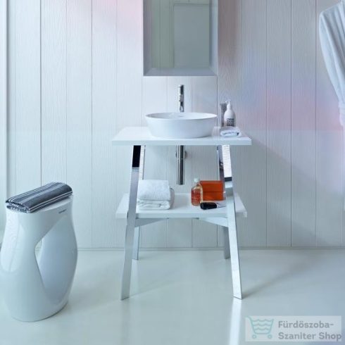 Duravit CAPE COD 430 mm-es ráültethető mosdó Wondergliss bevonattal,fehér/szatén fehér matt 23284326001