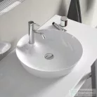 Duravit CAPE COD 480 mm-es ráültethető mosdó,fehér/szatén fehér matt 2328482600