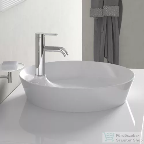 Duravit CAPE COD 480 mm-es ráültethető mosdó,fehér/szatén fehér matt 2328482600
